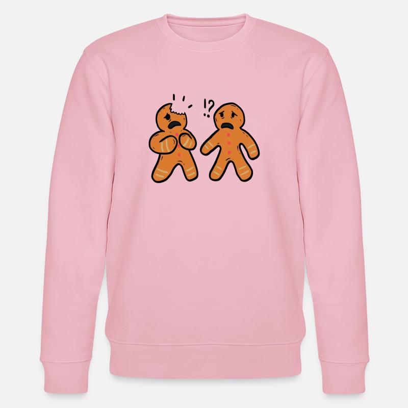 Weihnachten Xmas Lebkuchen - Stanley/Stella Unisex Bio-Sweatshirt CHANGER  - Hellrosa