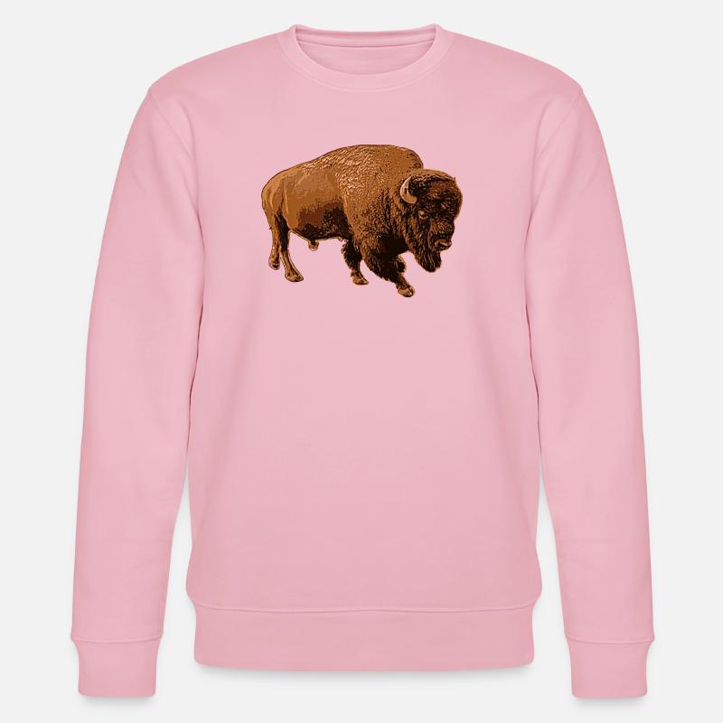 Bison - Stanley/Stella Unisex Bio-Sweatshirt CHANGER  - Hellrosa