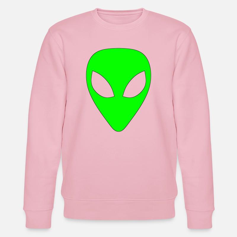 Alien - Hellgrün - Stanley/Stella Unisex Bio-Sweatshirt CHANGER  - Hellrosa