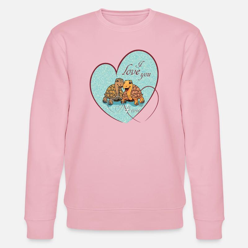 Tortues Love 4ever 2 - Sweat bio CHANGER Stanley/Stella Unisexe - rose pâle