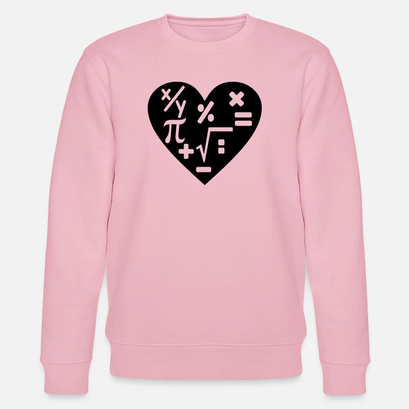 Mathematische Arithmetik - Stanley/Stella Unisex Bio-Sweatshirt CHANGER  - Hellrosa