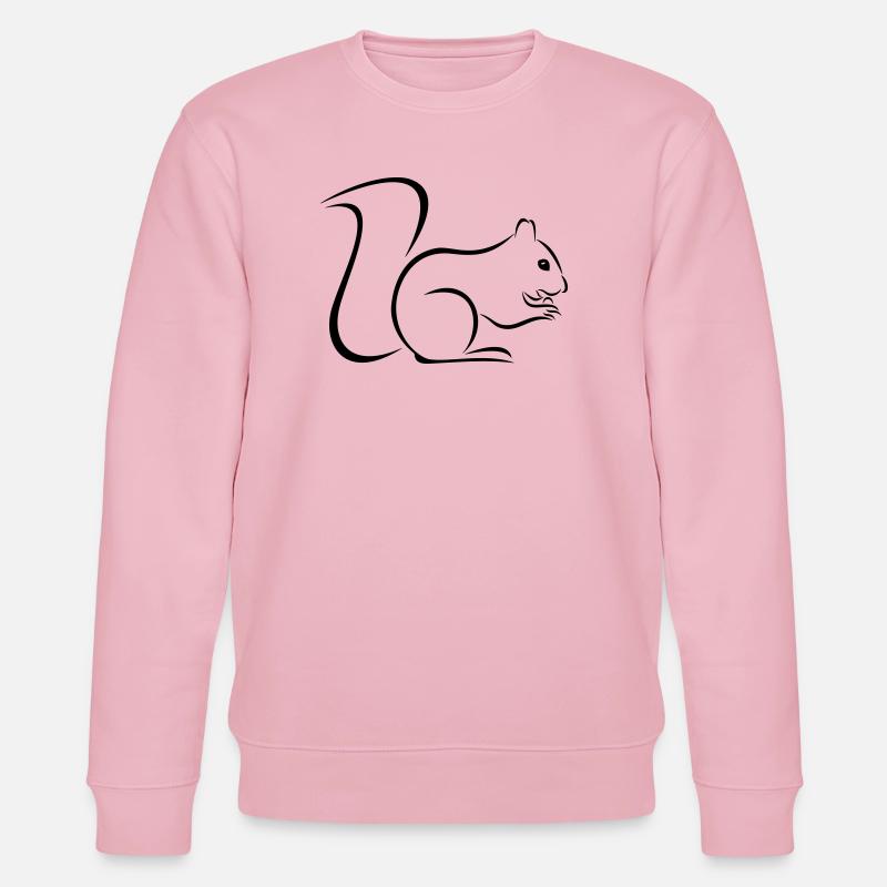 Écureuils - Sweat bio CHANGER Stanley/Stella Unisexe - rose pâle