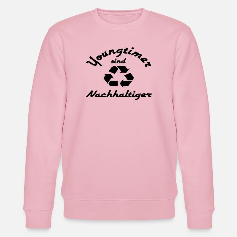 Youngtimer sind Nachhaltiger - Stanley/Stella Unisex Bio-Sweatshirt CHANGER  - Hellrosa