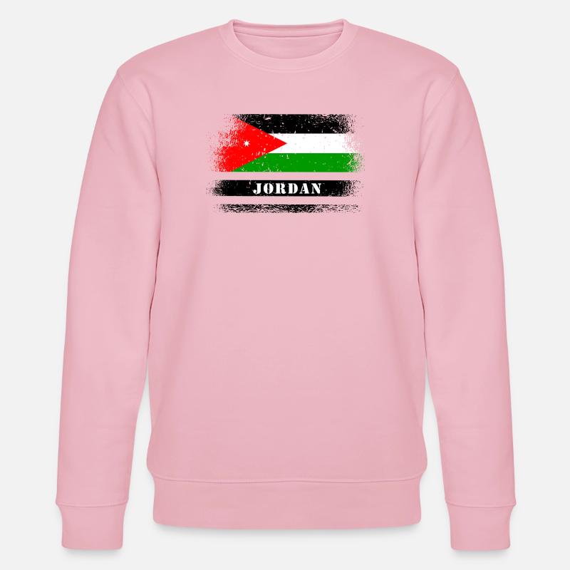Drapeaux Jordan - Sweat bio CHANGER Stanley/Stella Unisexe - rose pâle