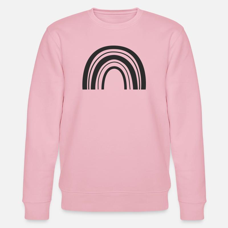 Regenbogen - Stanley/Stella Unisex Bio-Sweatshirt CHANGER  - Hellrosa