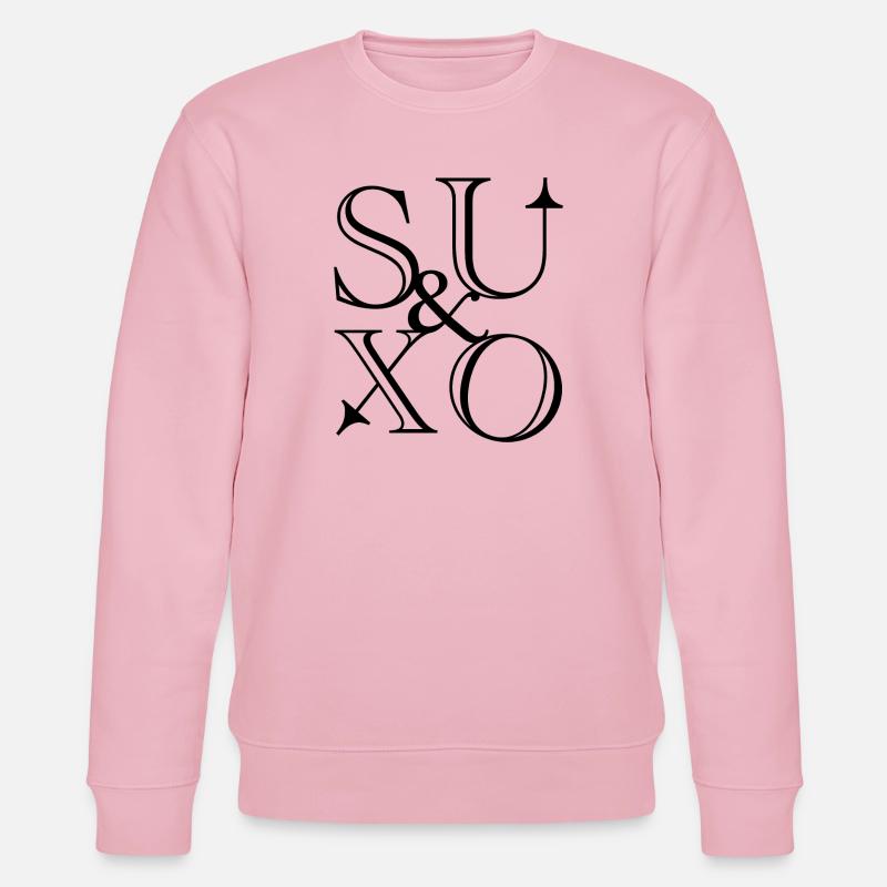 Su & Giu - Auf & Ab - Stanley/Stella Unisex Bio-Sweatshirt CHANGER  - Hellrosa