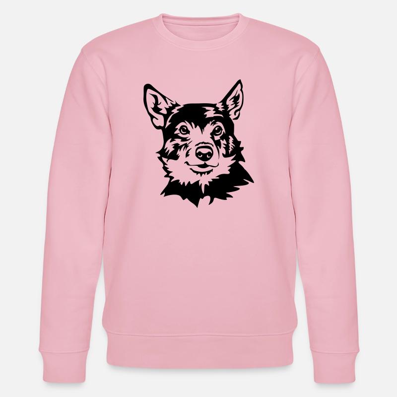 Schwedischer Wallhund - Stanley/Stella Unisex Bio-Sweatshirt CHANGER  - Hellrosa