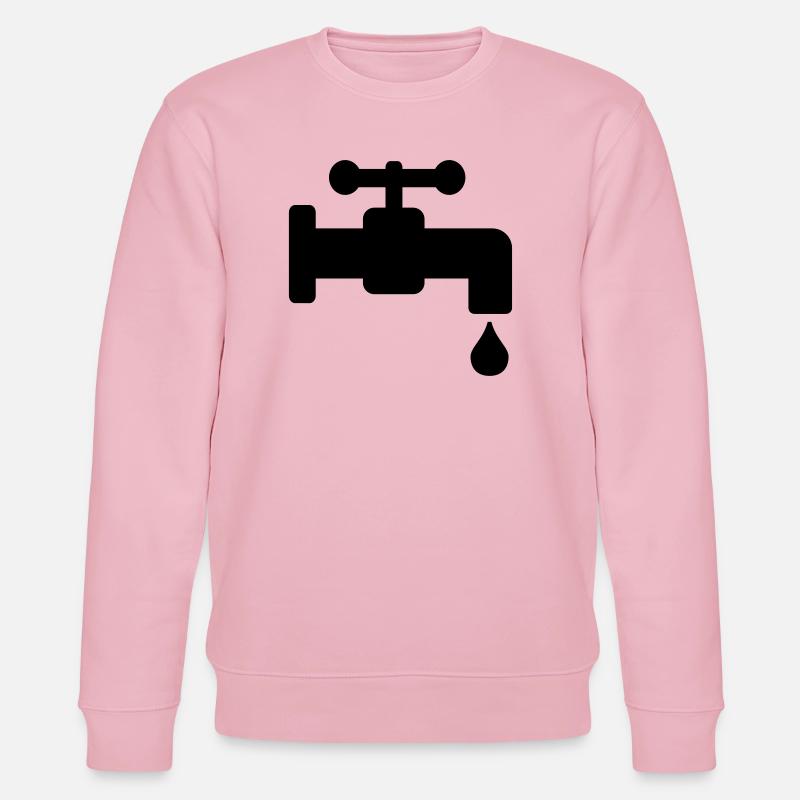 Wasserhahn undicht - Stanley/Stella Unisex Bio-Sweatshirt CHANGER  - Hellrosa