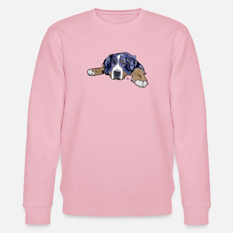 Berner Sennenhund - Stanley/Stella Unisex Bio-Sweatshirt CHANGER  - Hellrosa