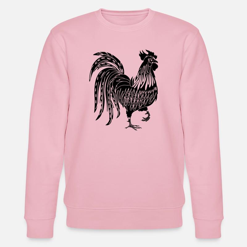Hahnenschirm - Stanley/Stella Unisex Bio-Sweatshirt CHANGER  - Hellrosa