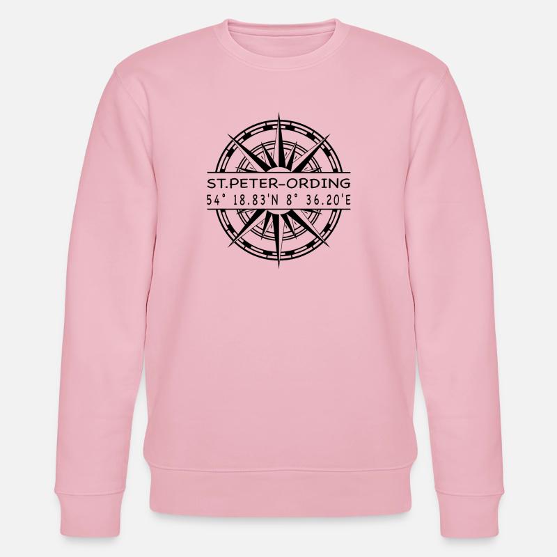 St Peter Ording - Stanley/Stella Unisex Bio-Sweatshirt CHANGER  - Hellrosa
