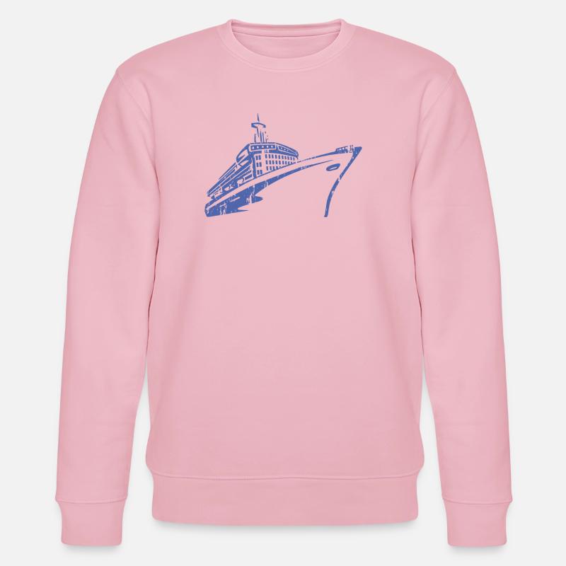 Kreuzfahrtschiff Kreuzfahrt Schiff Luxus - Stanley/Stella Unisex Bio-Sweatshirt CHANGER  - Hellrosa