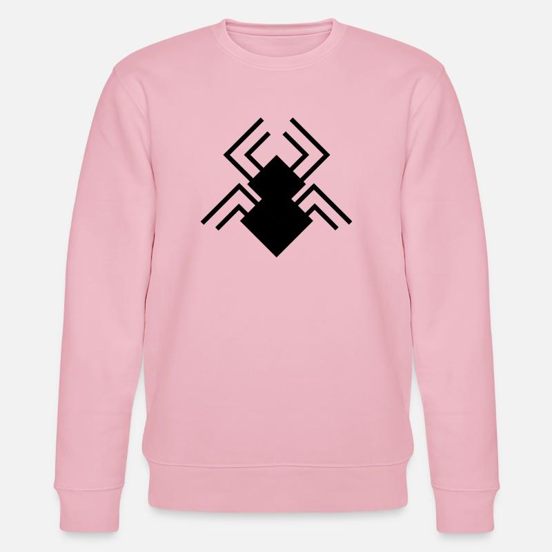 Spider-Man Logo - Stanley/Stella Unisex Bio-Sweatshirt CHANGER  - Hellrosa