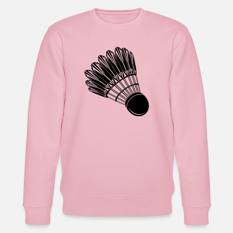 Badminton Badminton Badminton Dessin - Sweat bio CHANGER Stanley/Stella Unisexe - rose pâle