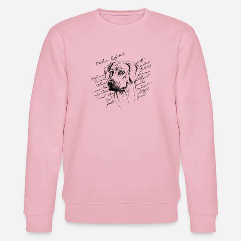 Rhodesian Ridgeback - Stanley/Stella Unisex Bio-Sweatshirt CHANGER  - Hellrosa