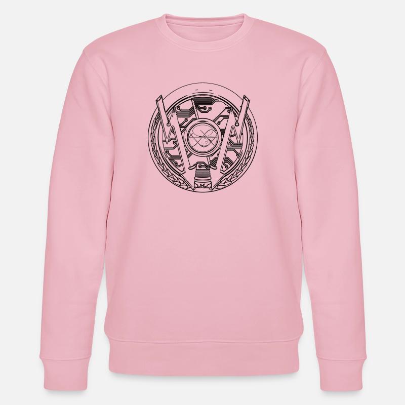 Craft Electric Pattern - Stanley/Stella CHANGER Unisex Organic Sweatshirt - cotton pink