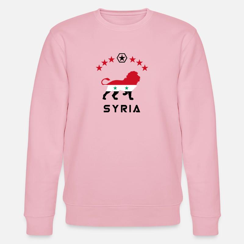 Syrien Löwen Design - Stanley/Stella Unisex Bio-Sweatshirt CHANGER  - Hellrosa