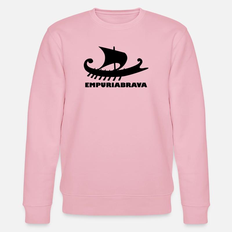 Schiff Empuriabrava - Stanley/Stella Unisex Bio-Sweatshirt CHANGER  - Hellrosa