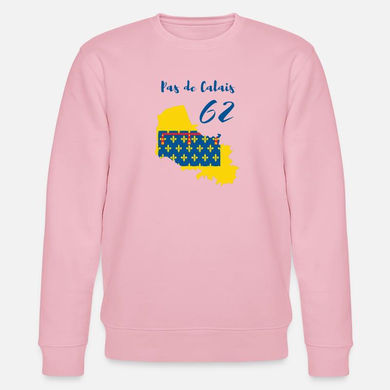 Keine Calais - Stanley/Stella Unisex Bio-Sweatshirt CHANGER  - Hellrosa