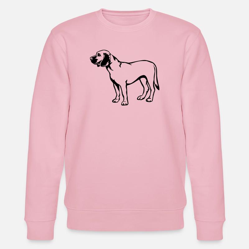 Hannoverscher Schweisshund - Stanley/Stella Unisex Bio-Sweatshirt CHANGER  - Hellrosa