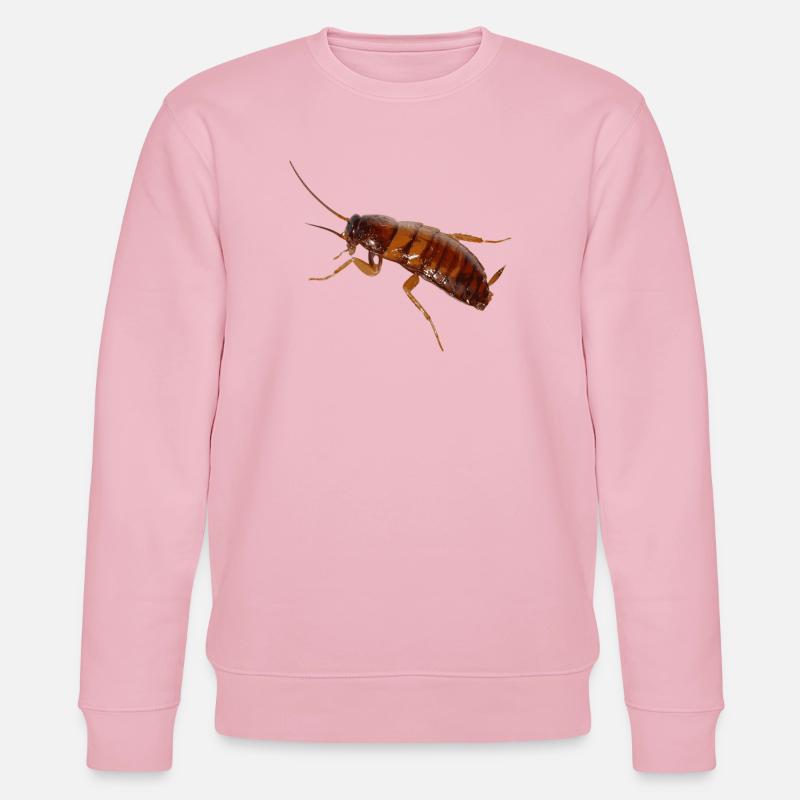 Cafard insecte cafard cafard - Sweat bio CHANGER Stanley/Stella Unisexe - rose pâle
