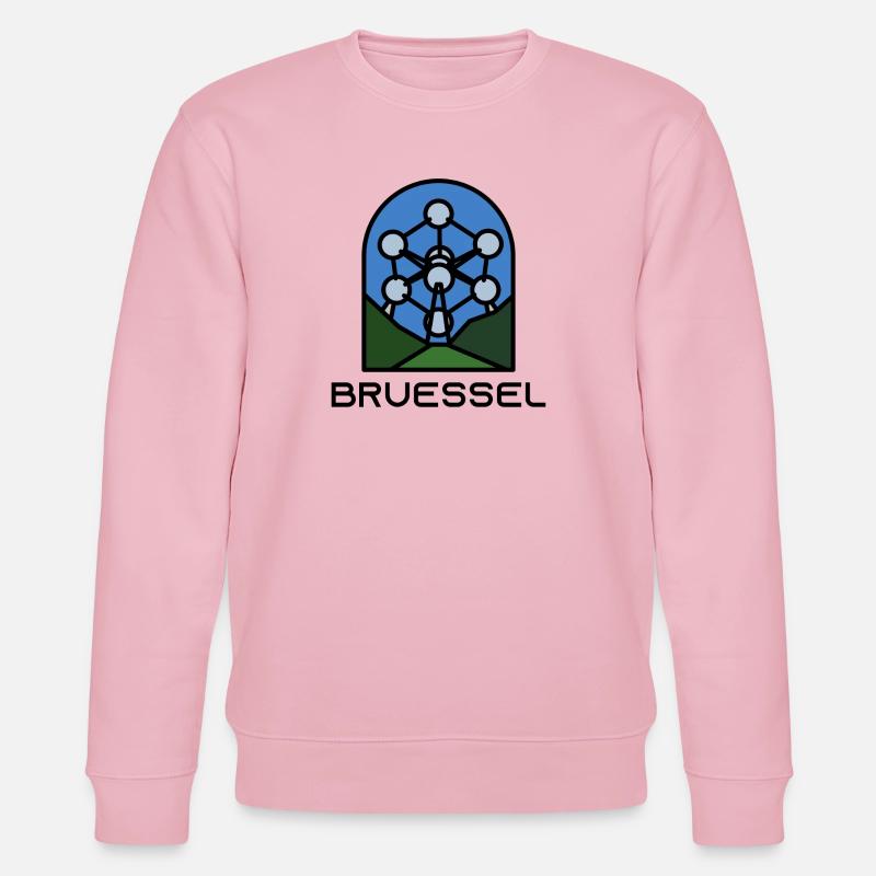 Brüssel - Stanley/Stella Unisex Bio-Sweatshirt CHANGER  - Hellrosa