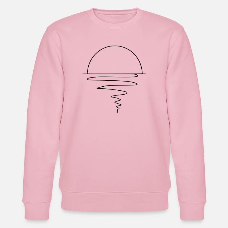 Sunset - Stanley/Stella Unisex Bio-Sweatshirt CHANGER  - Hellrosa