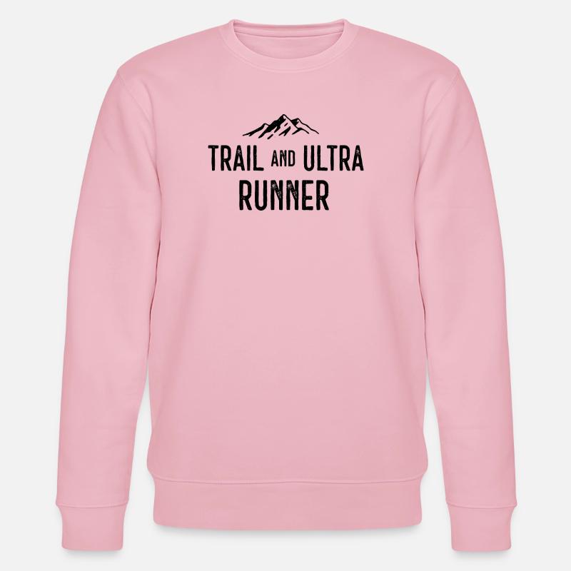Trail und Ultra Runner - Stanley/Stella Unisex Bio-Sweatshirt CHANGER - Hellrosa