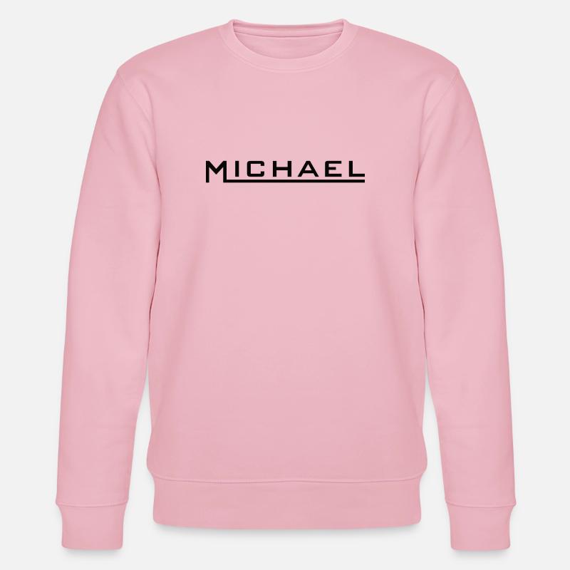 Michael Name Design schwarz - Stanley/Stella Unisex Bio-Sweatshirt CHANGER  - Hellrosa