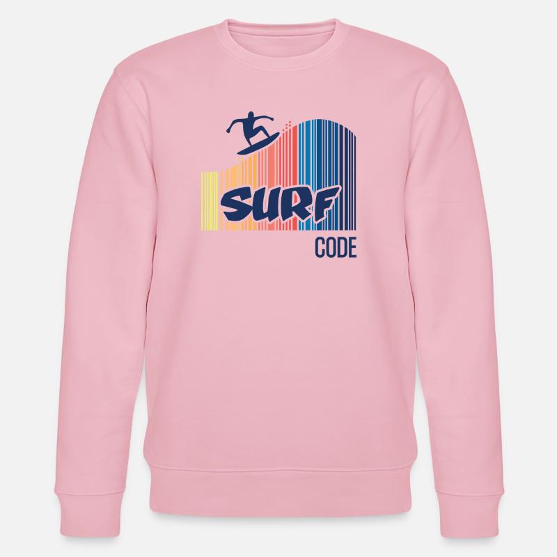 Surfcode - Stanley/Stella Unisex Bio-Sweatshirt CHANGER  - Hellrosa