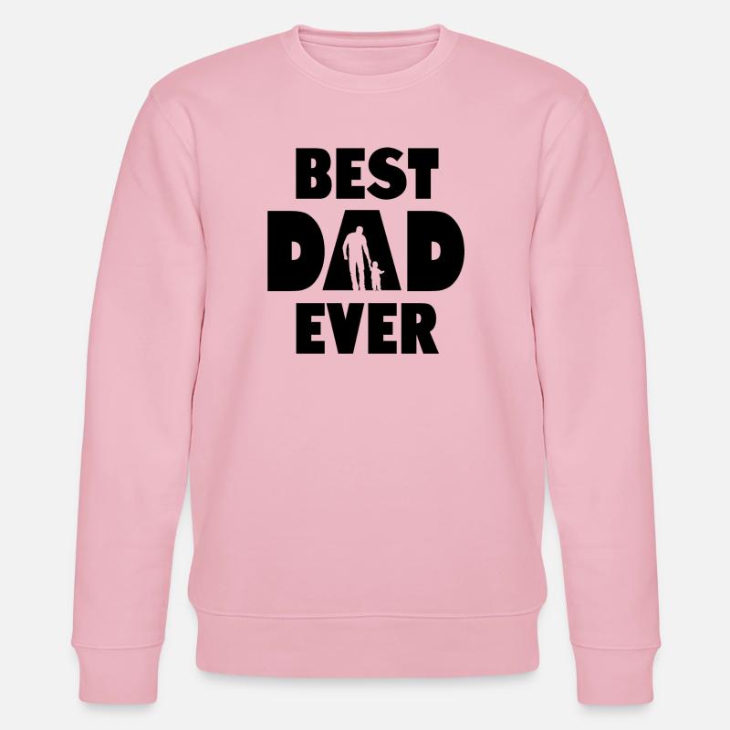 Bester Vater aller Zeiten - Stanley/Stella Unisex Bio-Sweatshirt CHANGER  - Hellrosa