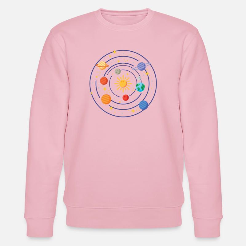 Système solaire - Sweat bio CHANGER Stanley/Stella Unisexe - rose pâle