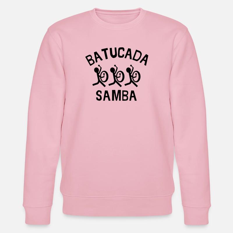 Batucada, Samba, Karneval, Rio - Stanley/Stella Unisex Bio-Sweatshirt CHANGER  - Hellrosa