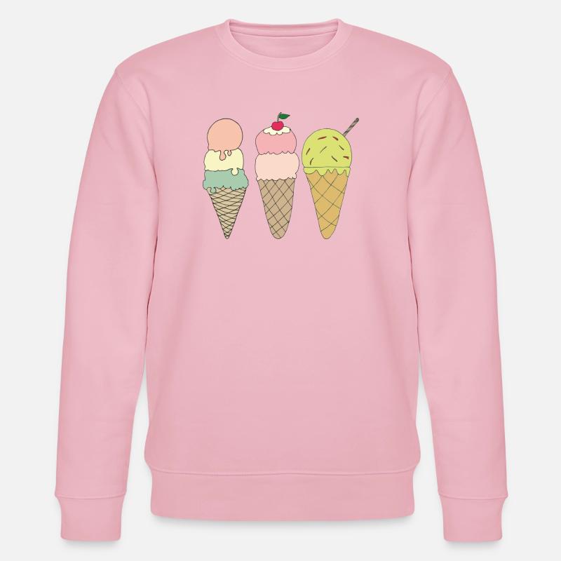 eisvariationen - Stanley/Stella Unisex Bio-Sweatshirt CHANGER  - Hellrosa