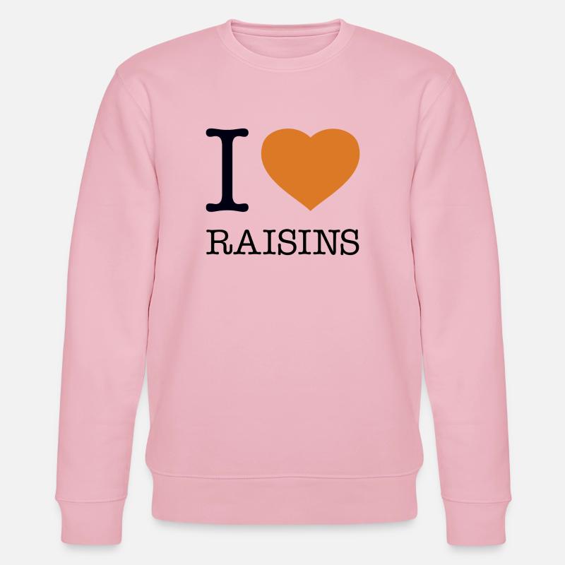 J’AIME LES RAISINS SECS Rosinen - Sweat bio CHANGER Stanley/Stella Unisexe - rose pâle