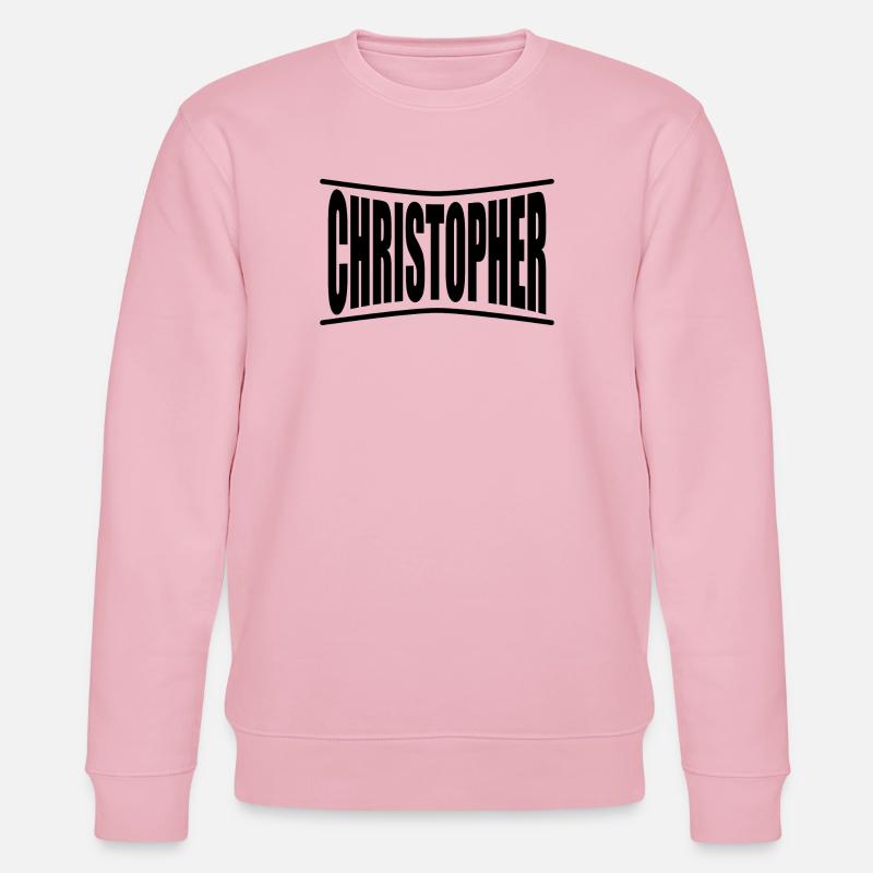 T-Shirt Christopher T-Shirt Geschenkidee - Stanley/Stella Unisex Bio-Sweatshirt CHANGER  - Hellrosa