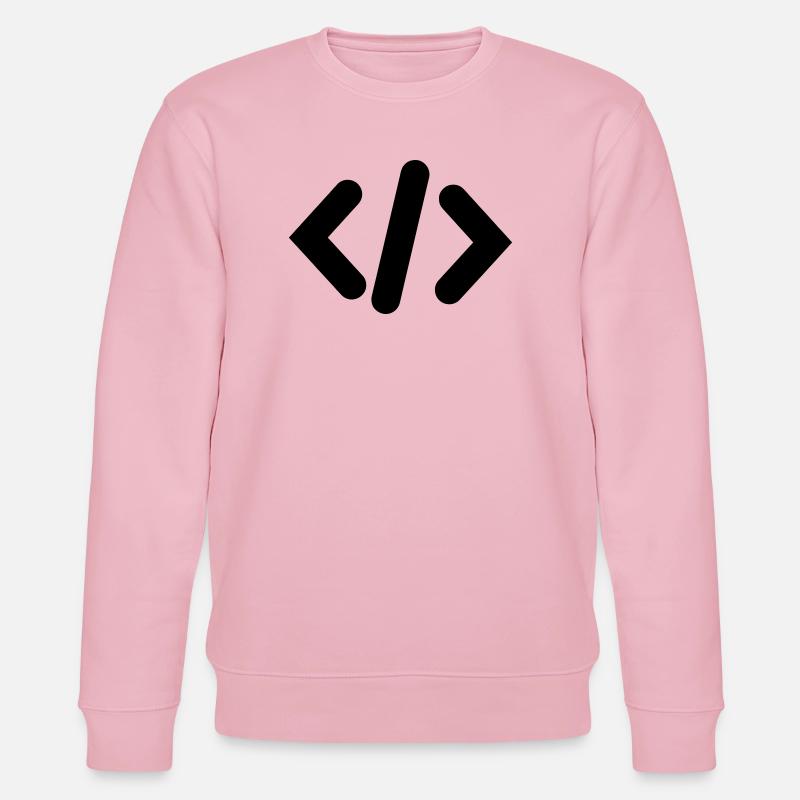 Code du programmeur - Sweat bio CHANGER Stanley/Stella Unisexe - rose pâle