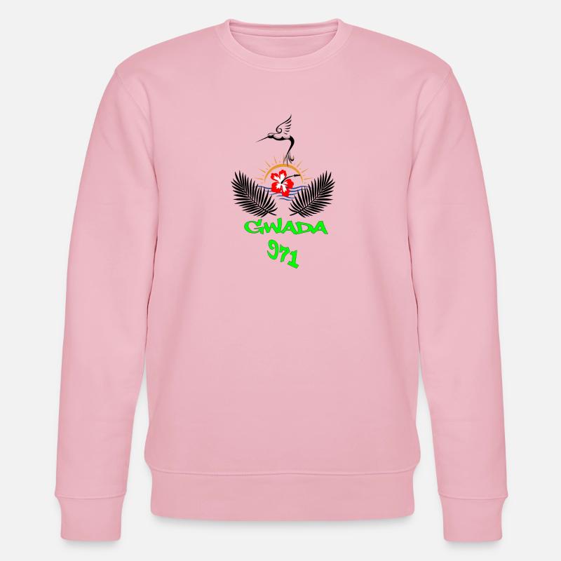 Guadeloupe - Stanley/Stella Unisex Bio-Sweatshirt CHANGER  - Hellrosa