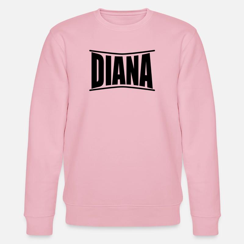 Diana T-Shirt Geschenkidee - Stanley/Stella Unisex Bio-Sweatshirt CHANGER  - Hellrosa