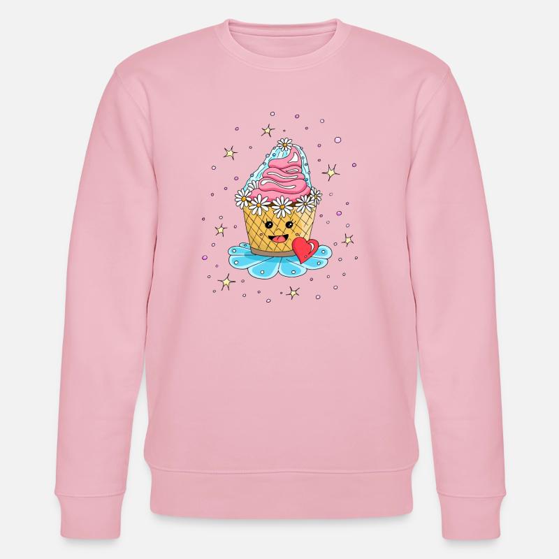 Cupcake Muffin Cake comme mariée - Sweat bio CHANGER Stanley/Stella Unisexe - rose pâle