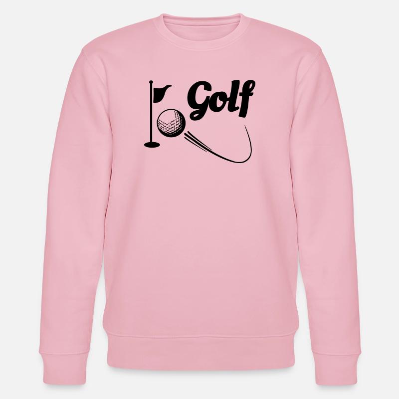 Golf 2 - Sweat bio CHANGER Stanley/Stella Unisexe - rose pâle