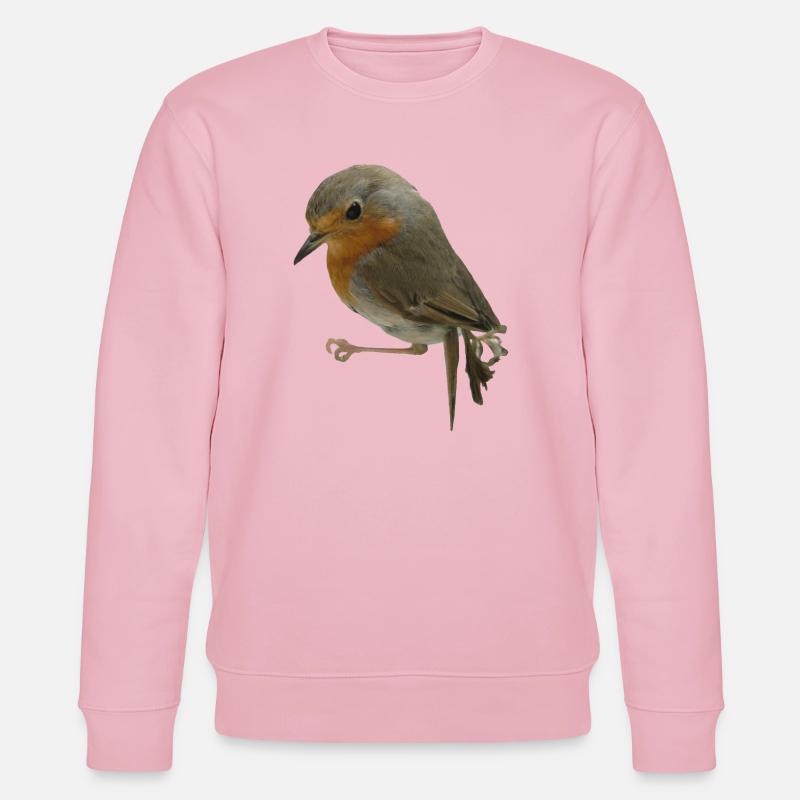 Rotkehlchen - Stanley/Stella Unisex Bio-Sweatshirt CHANGER  - Hellrosa