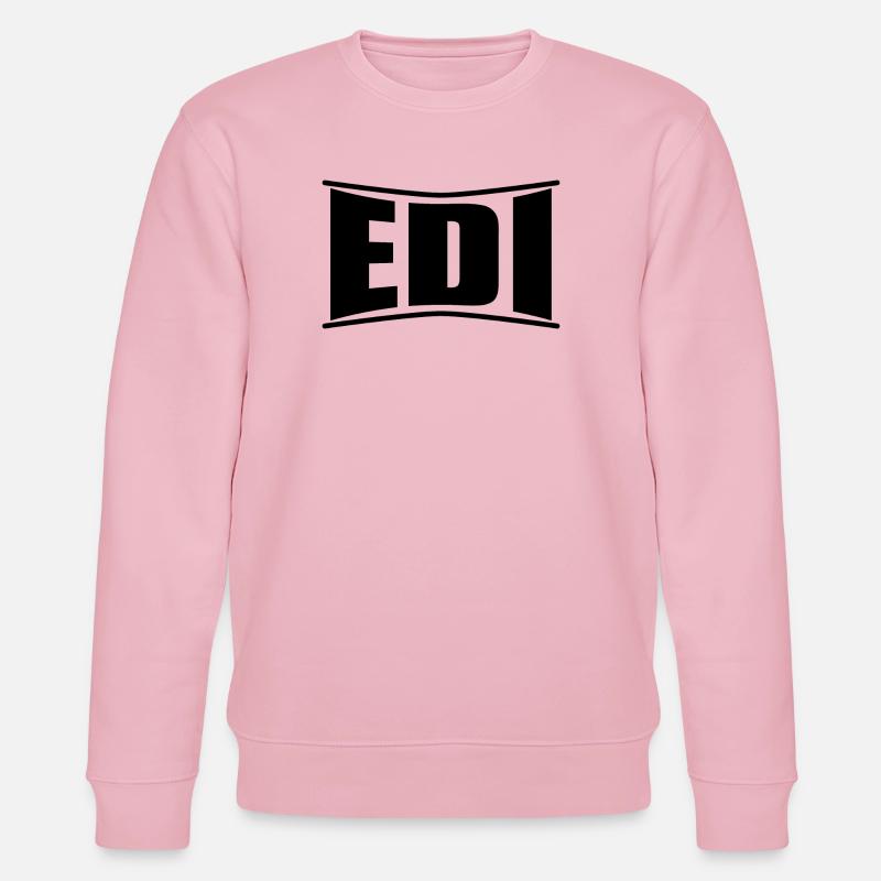 Edi T-Shirt Geschenkidee - Stanley/Stella Unisex Bio-Sweatshirt CHANGER  - Hellrosa