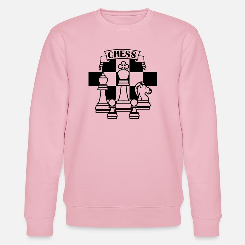 Schachfiguren - Stanley/Stella Unisex Bio-Sweatshirt CHANGER  - Hellrosa