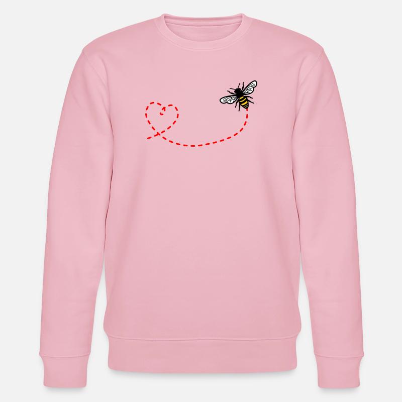 Liebe bei - Stanley/Stella Unisex Bio-Sweatshirt CHANGER  - Hellrosa