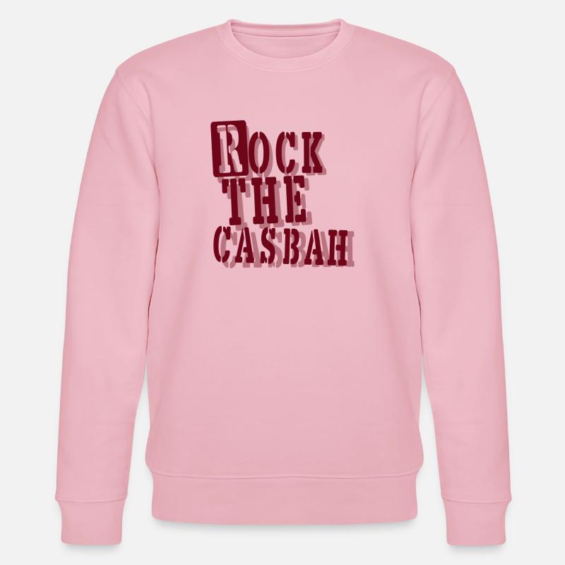 Rocken Sie die Casbah-Lyrik - Stanley/Stella Unisex Bio-Sweatshirt CHANGER - Hellrosa