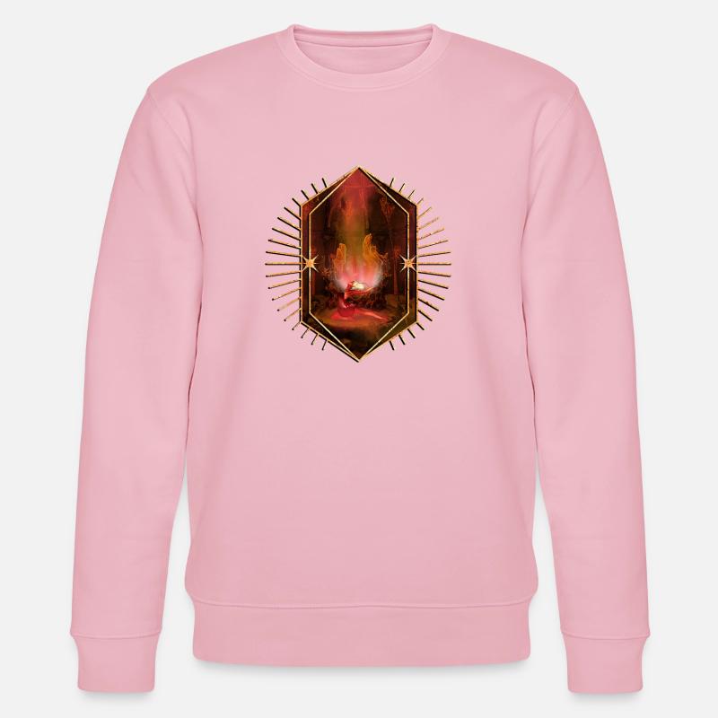 Tanzen in der dunklen Nacht - Stanley/Stella Unisex Bio-Sweatshirt CHANGER - Hellrosa