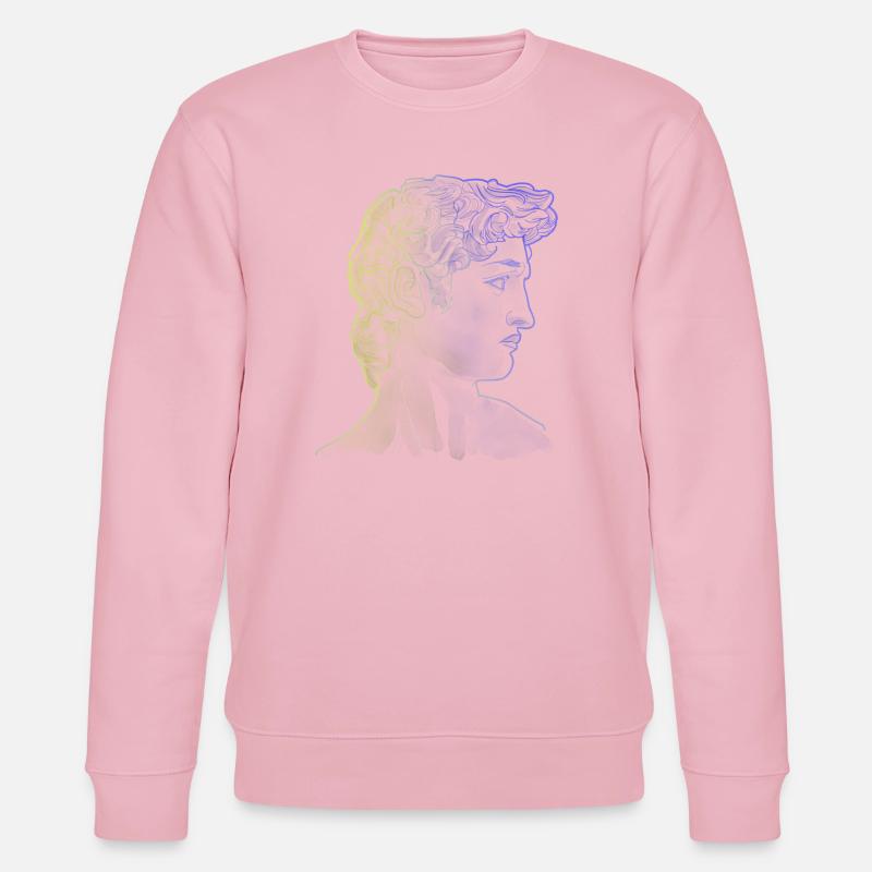 David Michelangelo - Stanley/Stella Unisex Bio-Sweatshirt CHANGER  - Hellrosa