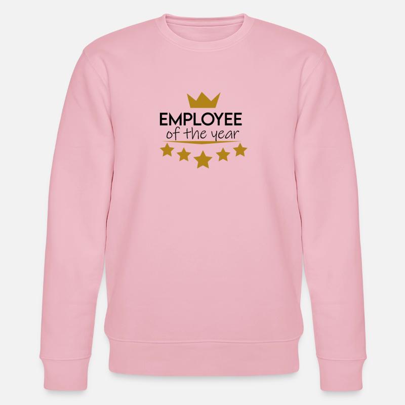 Mitarbeiter des Jahres - Stanley/Stella Unisex Bio-Sweatshirt CHANGER  - Hellrosa