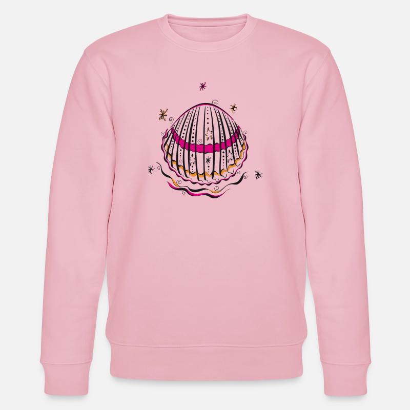 Shell Vacances d’été - Sweat bio CHANGER Stanley/Stella Unisexe - rose pâle